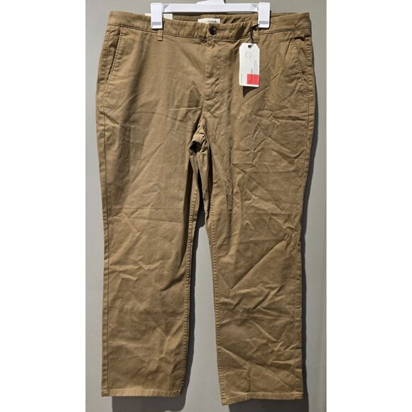 Hawker Rye Other - Hawker Rye Men's Straight Leg Tan Chino Stretch Casual Pants -- Size 40 x 30